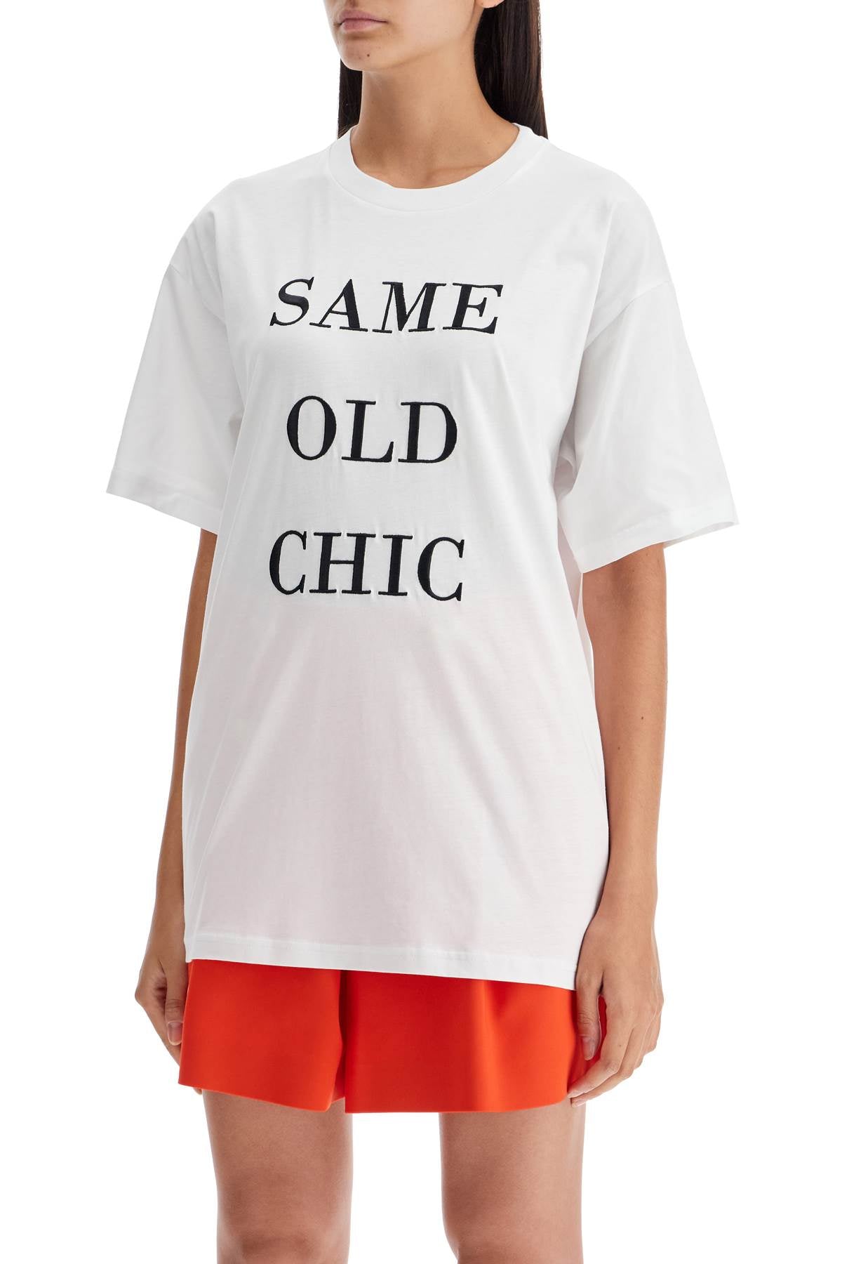 Moschino oversized same old chic t-shirt