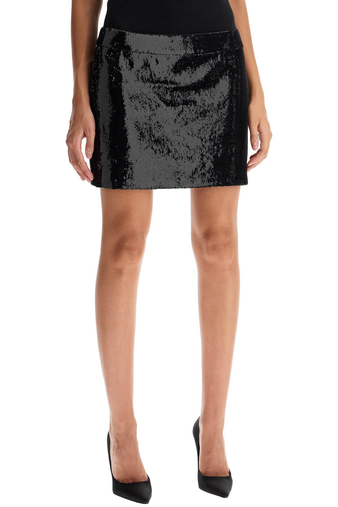 Sequin mini skirt