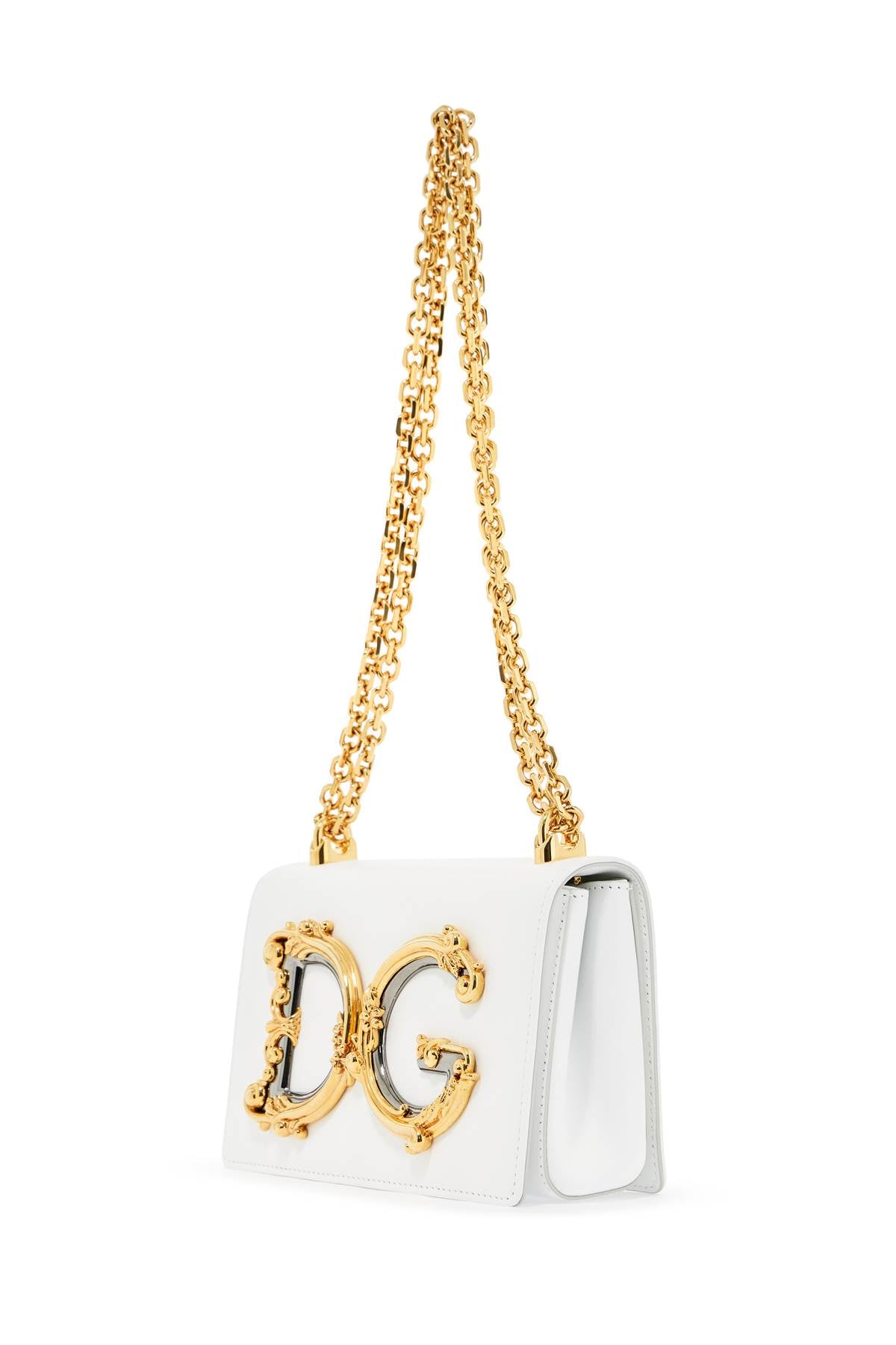 D&amp;G girls shoulder bag white