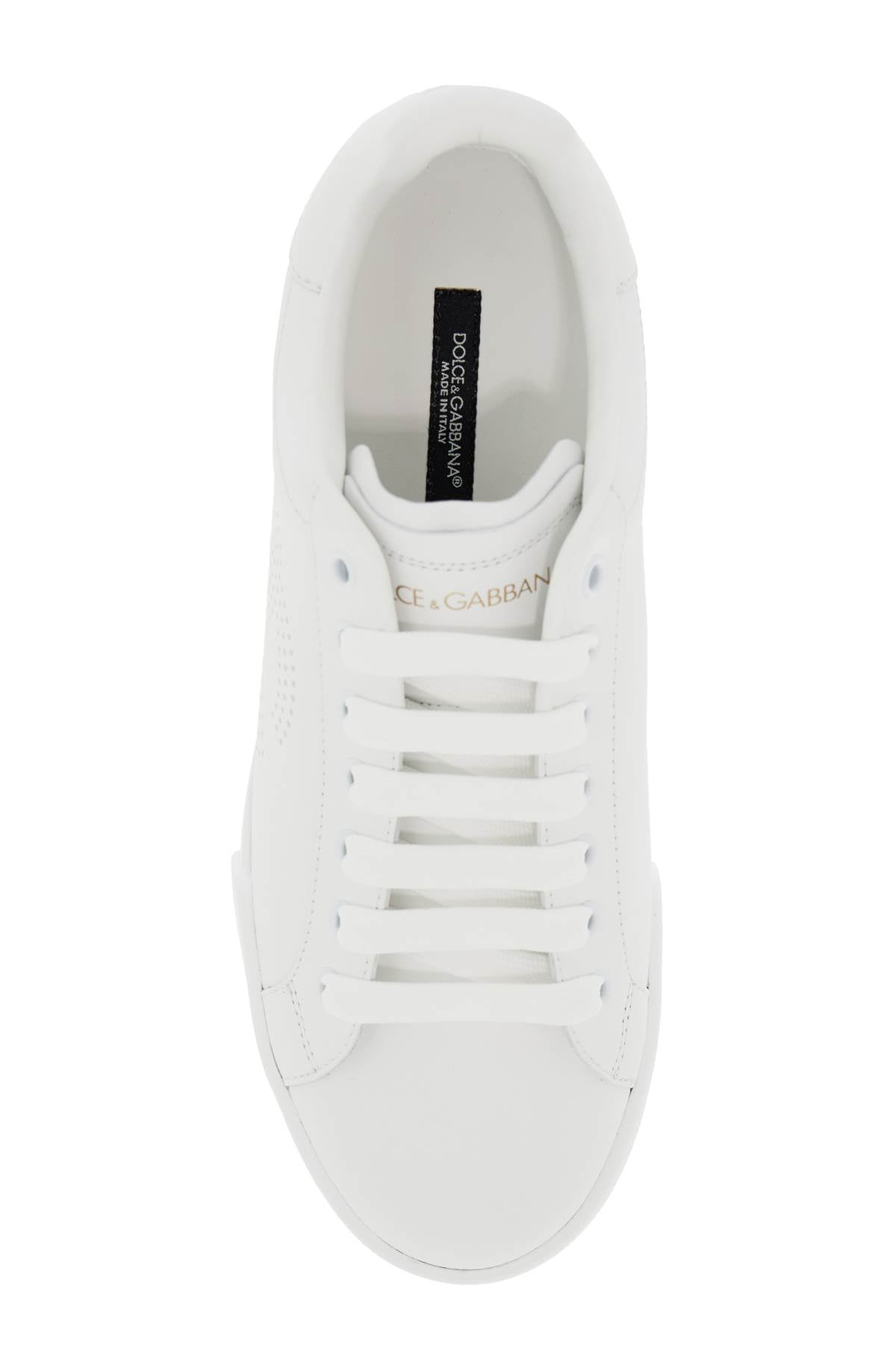 D&amp;G portofino leather sneakers