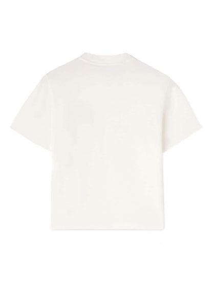 logo-embroidered cotton T-shirt