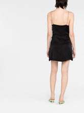 Palm Angels Chain-Strap Corset Slip Mini Dress Grey