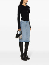 MM6 Maison Margiela Denim midi Skirts Blue