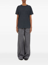 Maison Margiela Embroidered Four-Stitch Cotton T-Shirt Black black