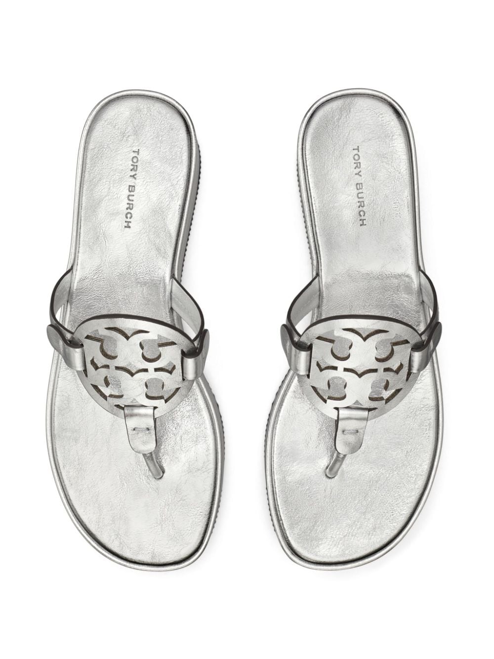 Tory Burch Slip-on Sandals Silver