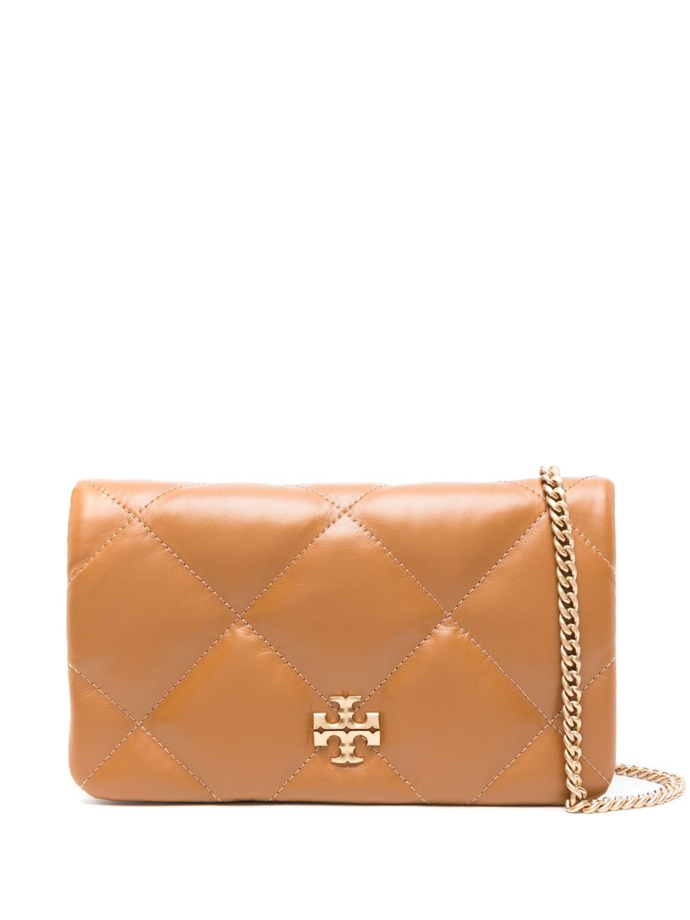 Kira diamond-quilted wallet-on-chain