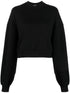 Wardrobe.Nyc Oversized Knitted Cotton Jumper Black Black