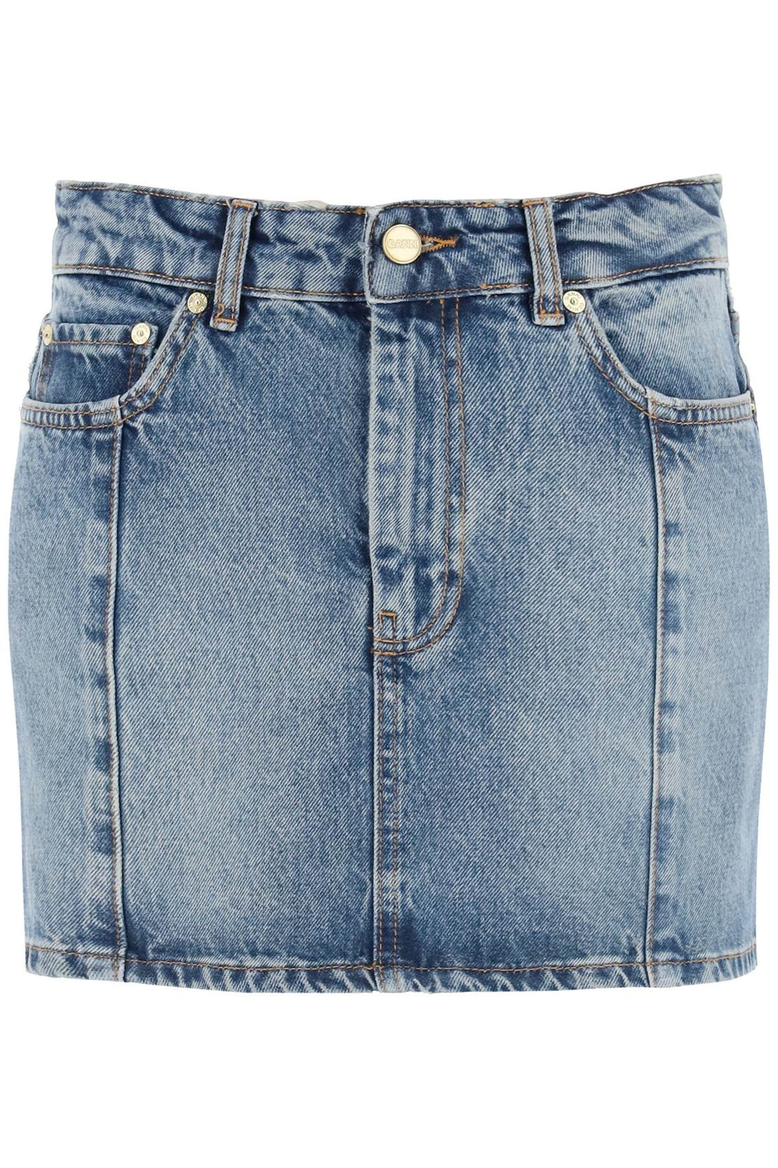 Denim mini skirt