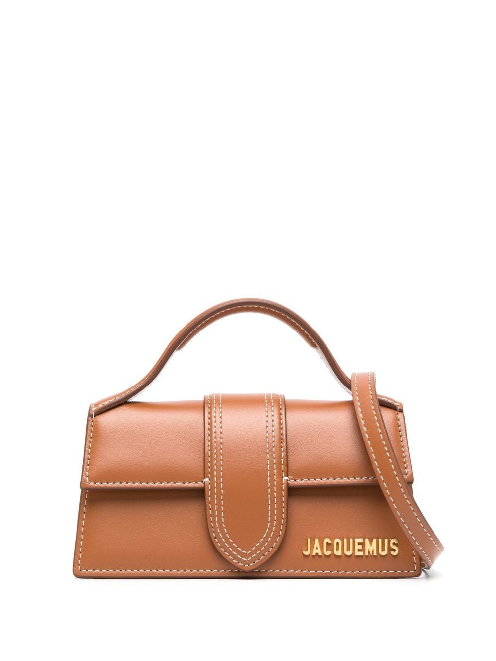 Le Bambino Leather Top Handle Bag