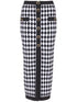 Balmain Diamond-Jacquard Knitted Midi Skirt Black black