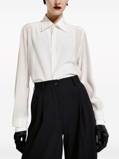 Silk crepe de chine shirt