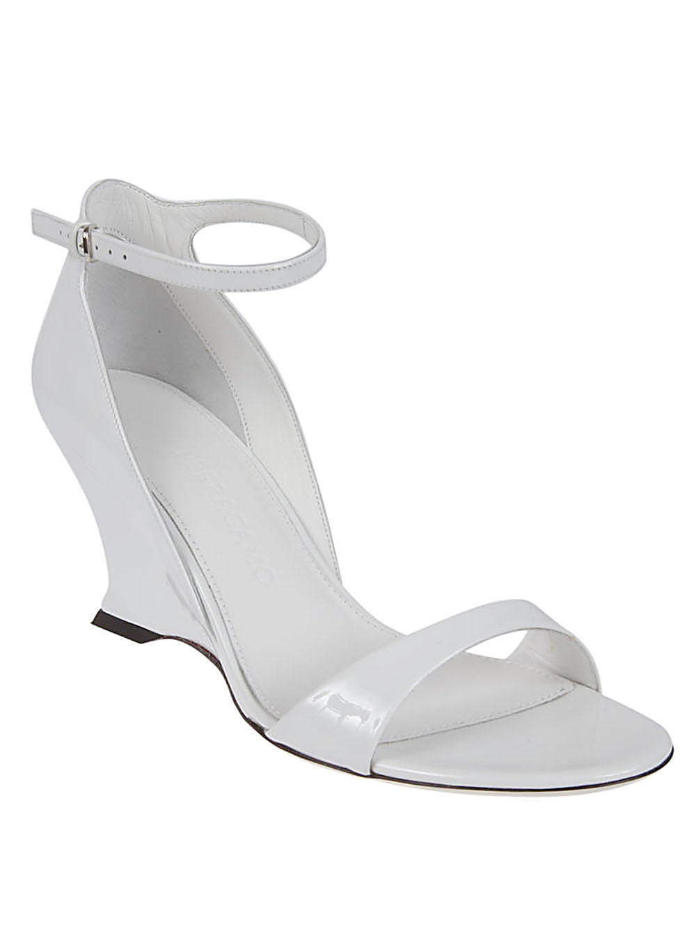 Ferragamo Leather Open-toe Sandals White
