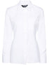 JACQUEMUS Single Pocket Fitted Shirt White