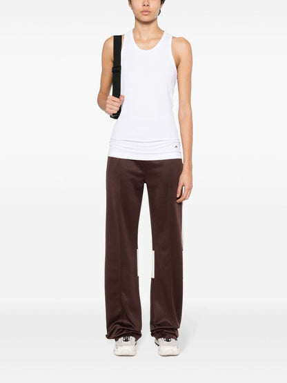 Adidas By Stella McCartney Ribbed Sleeveless Racerback Top White White