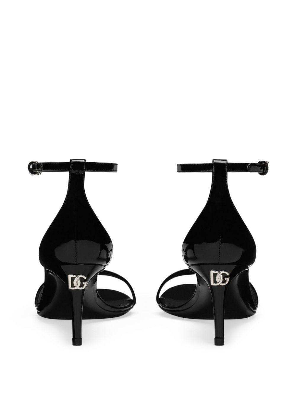 Sandales en cuir verni D&amp;amp;G