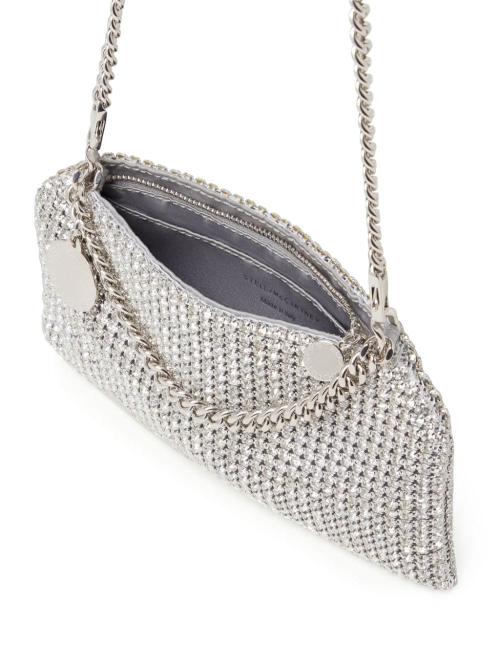 Falabella Crystal Mesh Clutch