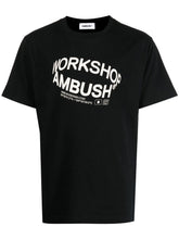 Ambush Logo-Print Cotton T-Shirt Black black
