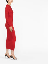 Alexandre Vauthier cut-out midi Dress Red